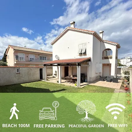 Villa - 100 M - Beach - Free Parking Villeneuve-Loubet Extérieur photo